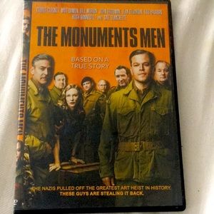 🍿 4/$20 The Monuments Men DVD Movie PG-13 True Story George Clooney Matt Damon
